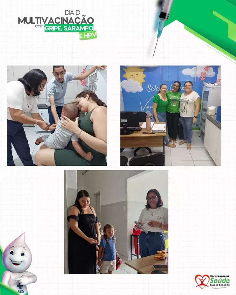 Caldas Brandão realiza Dia D de Multivacinação neste sábado(16)