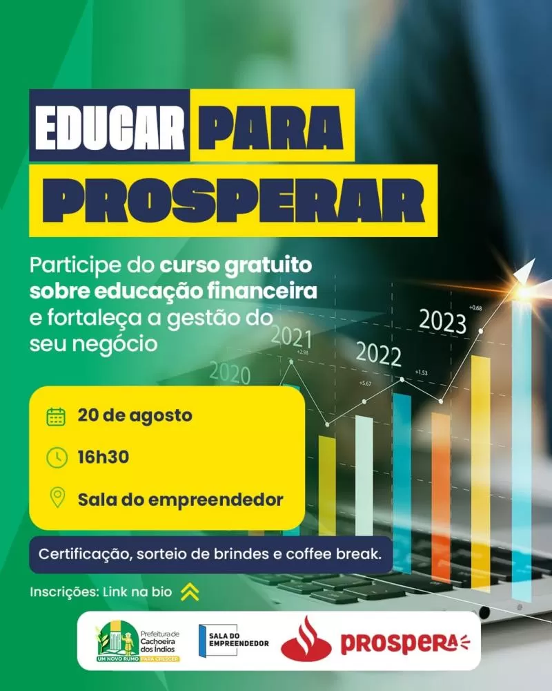 Cachoeira dos Índios promove qualificação gratuita para empreendedores locais