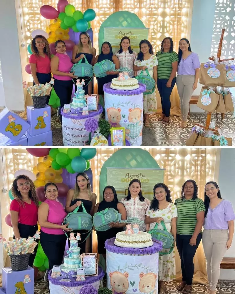 Serraria entrega enxovais e promove ações de cuidado com gestantes e crianças