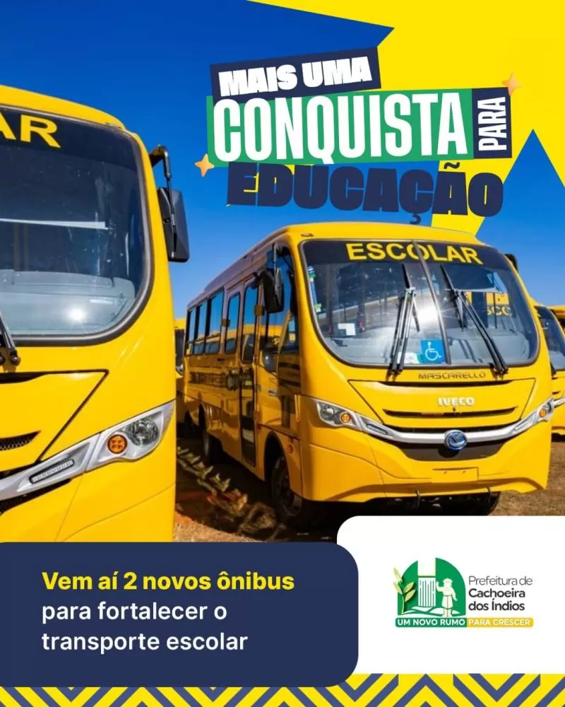 Cachoeira dos Índios investe em transporte escolar