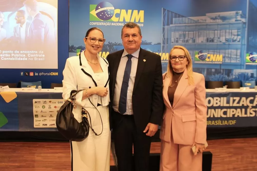 Prefeita Denise Bayma representa Bom Jesus em Brasília durante Mobilização Nacional de Prefeitos e Prefeitas
