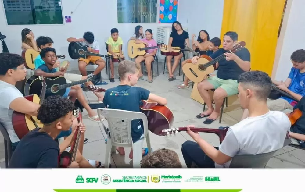 Prefeitura de Marizópolis fortalece inclusão social com oficina de musicalização no SCFV