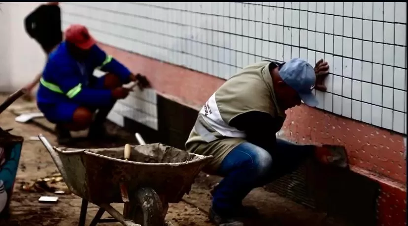Prefeitura de Araçagi prepara inauguração da Escola Olívio Maroja e do Ginásio “O Bandeirão” no Assentamento Maria Preta