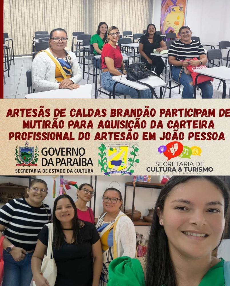 Artesãs de Caldas Brandão garantem Carteira Nacional do Artesão em mutirão de formalização