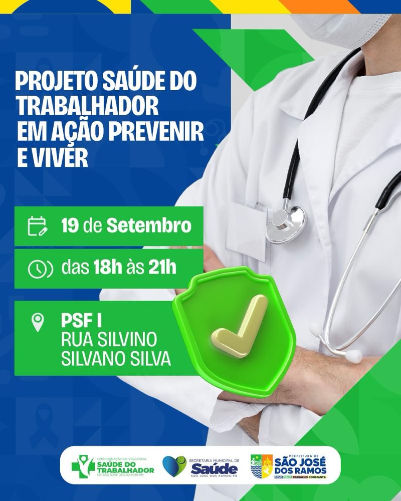 São José dos Ramos promove ação de saúde voltada aos trabalhadores