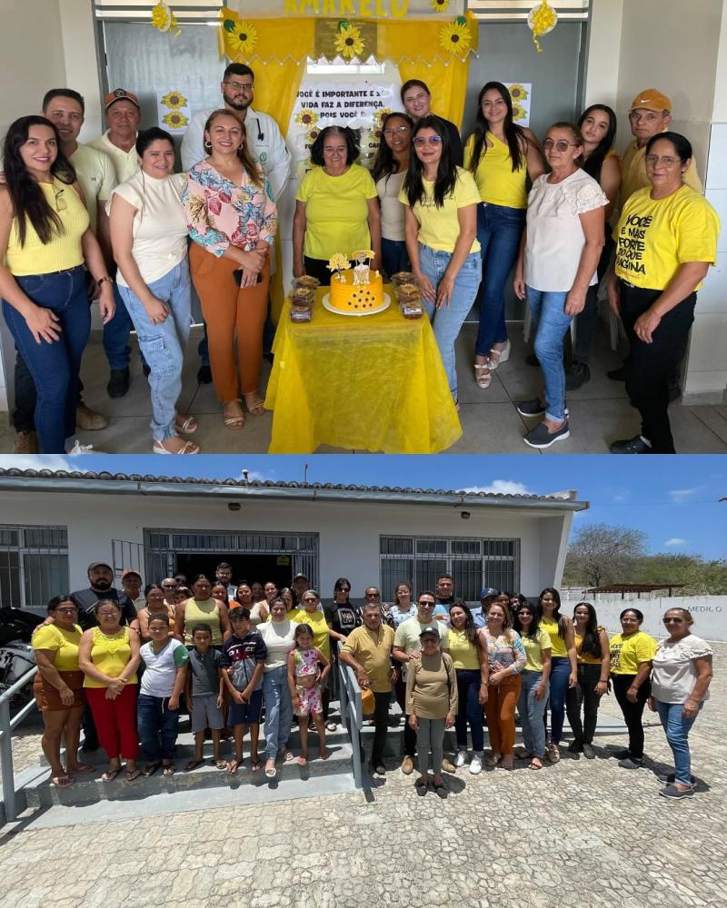 UBS Riacho da Cruz promove ação do Setembro Amarelo em Barra de Santa Rosa