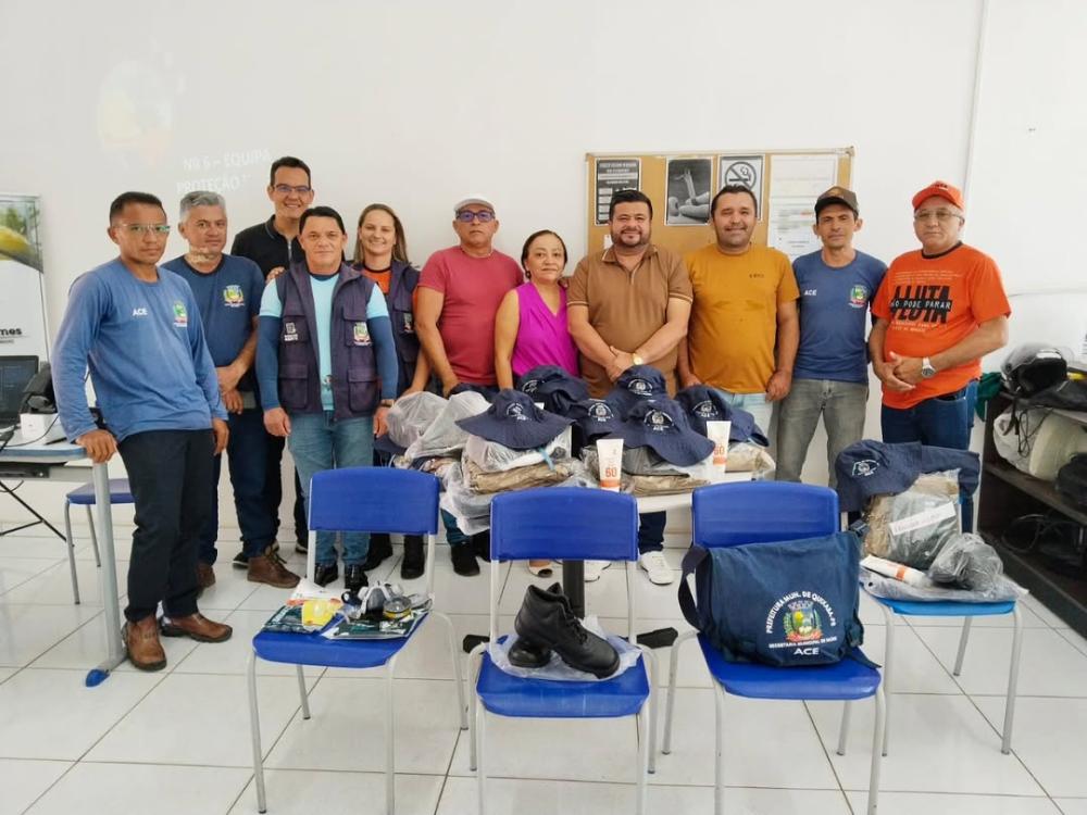 Prefeitura de Quixaba entrega novos fardamentos e EPIs aos Agentes Comunitários de Saúde