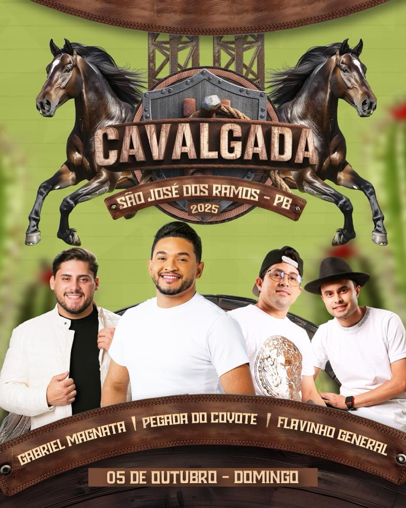 São José dos Ramos realiza grande cavalgada no dia 5 de outubro com programação especial