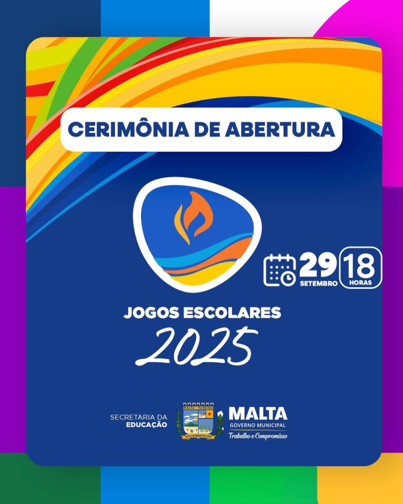 Malta entra no clima dos Jogos Escolares do Município