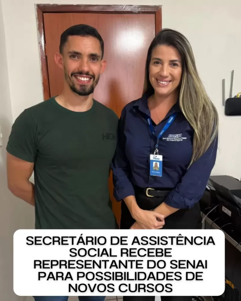 Prefeitura de Baraúna articula novas oportunidades de qualificação em parceria com o SENAI