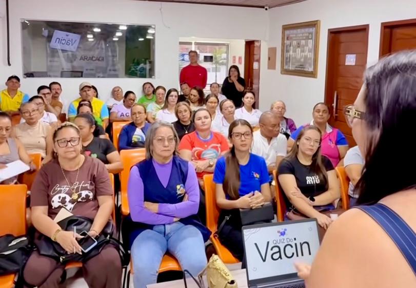 Prefeitura de Araçagi realiza capacitação sobre imunização para Agentes Comunitários de Saúde 