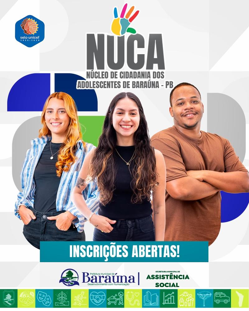 NUCA de Baraúna abre inscrições para novos adolescentes
