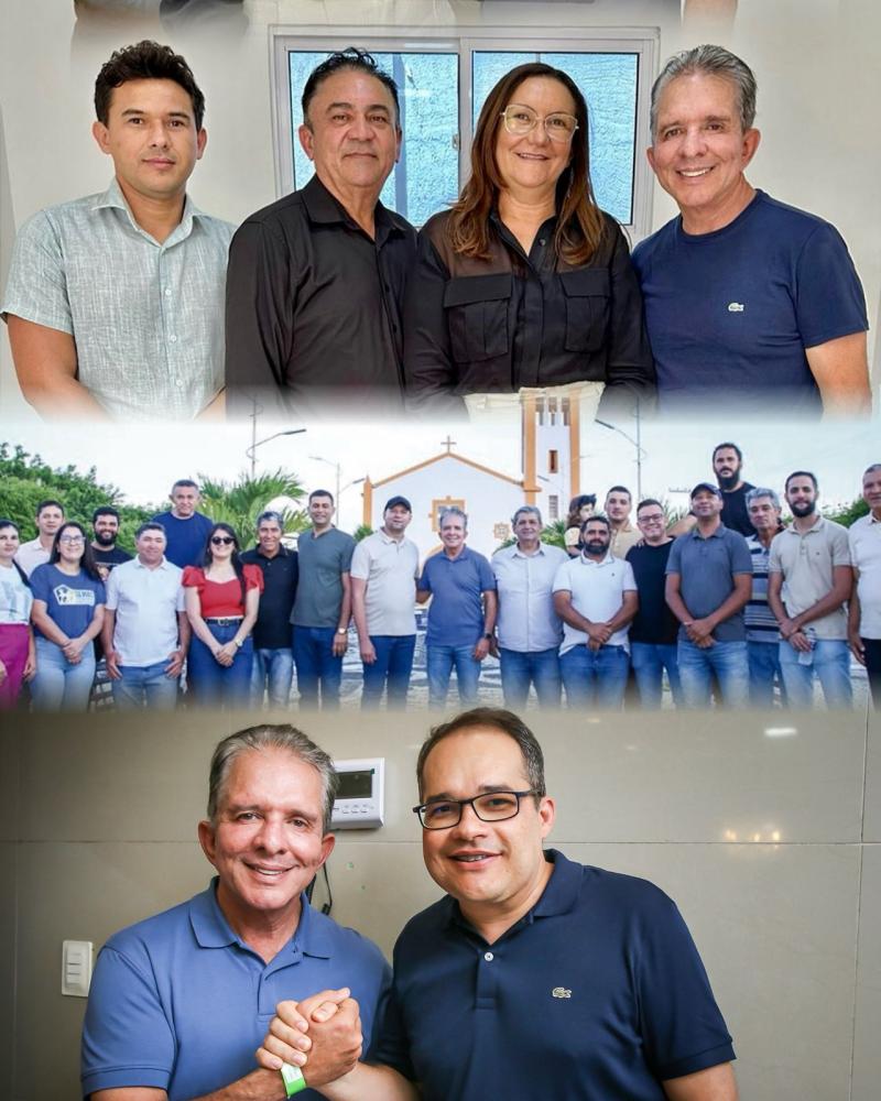 Gestores de Riacho de Santo Antônio, Natuba e Mato Grosso declaram adesão à pré-candidatura de Nabor ao Senado