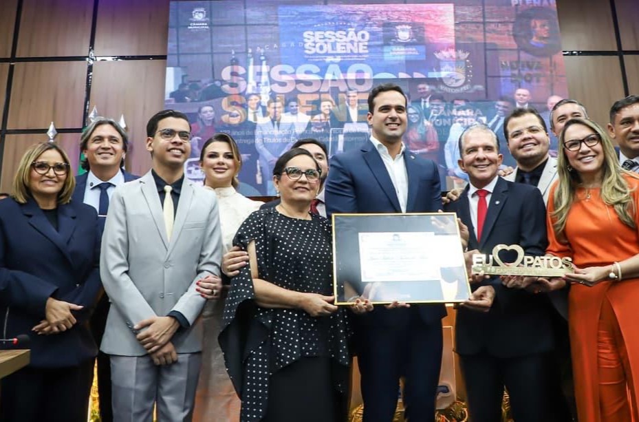 Patos celebra 122 anos de história em Sessão Solene na Câmara Municipal