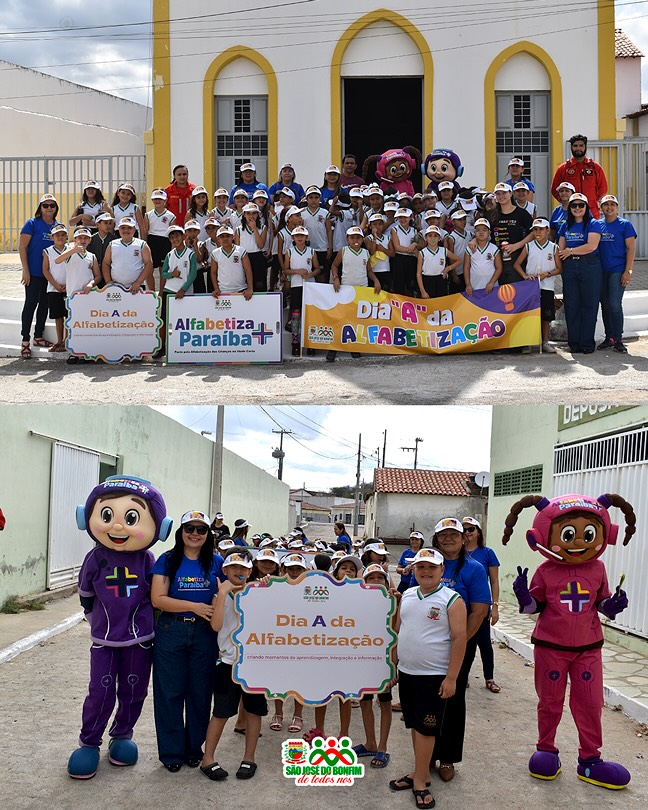 São José do Bonfim realiza o “Dia A da Alfabetização” dentro do Compromisso Nacional Criança Alfabetizada 2025