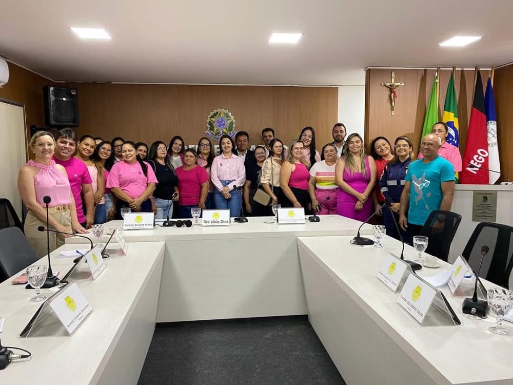 Prefeitura de Bom Jesus realiza ação do Outubro Rosa com foco na prevenção e no cuidado com a vida