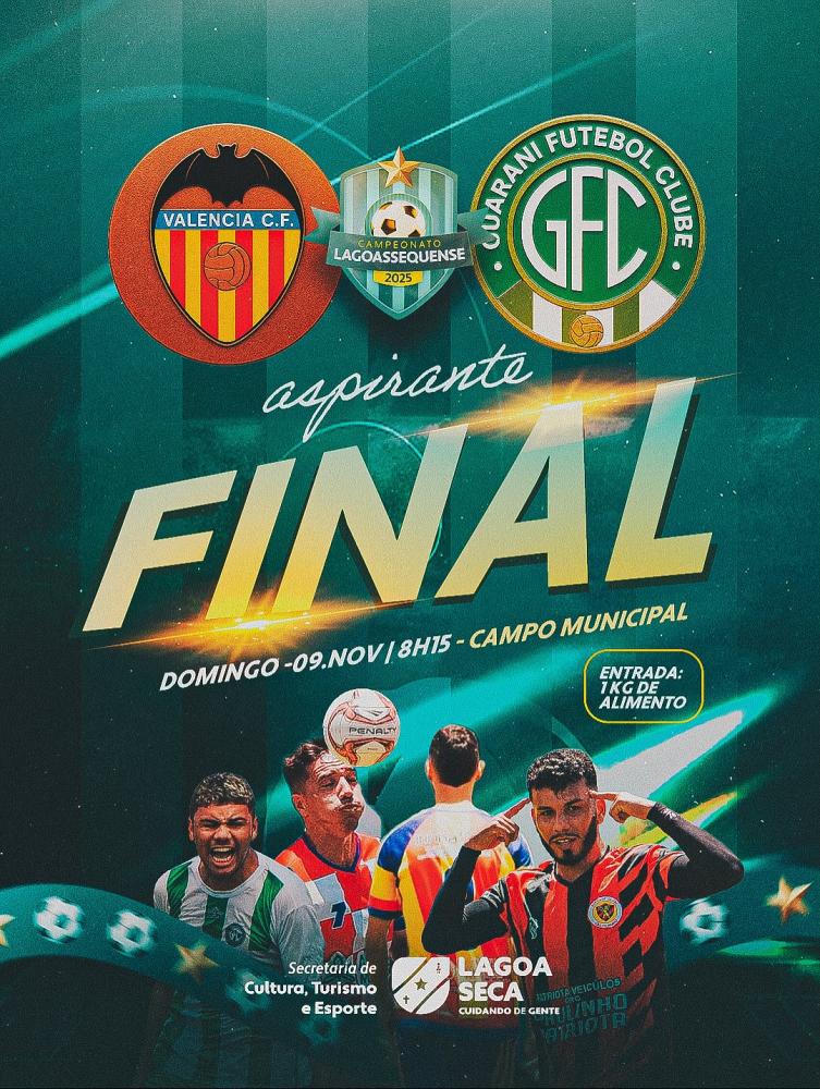 Lagoa Seca realiza finais do Campeonato Lagoassequense 2025 com esquema especial de segurança e ação solidária