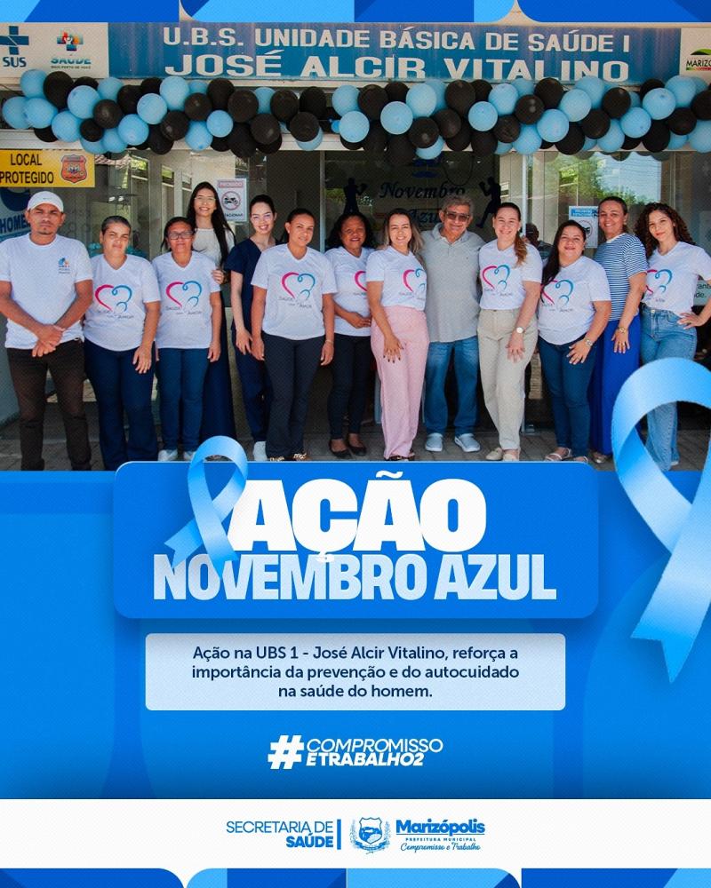 Prefeitura de Marizópolis realiza ação do Novembro Azul na UBS 1 José Alcir Vitalino