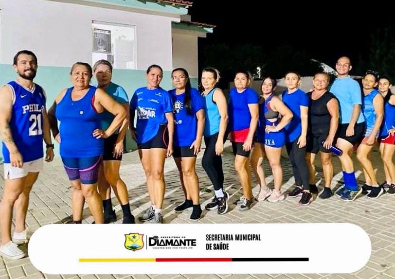 Prefeitura de Diamante promove ação do Novembro Azul com participantes da Academia de Saúde