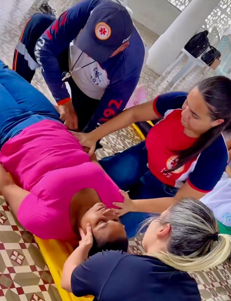 Serraria realiza capacitação em APH para profissionais do SAMU e da Atenção Primária