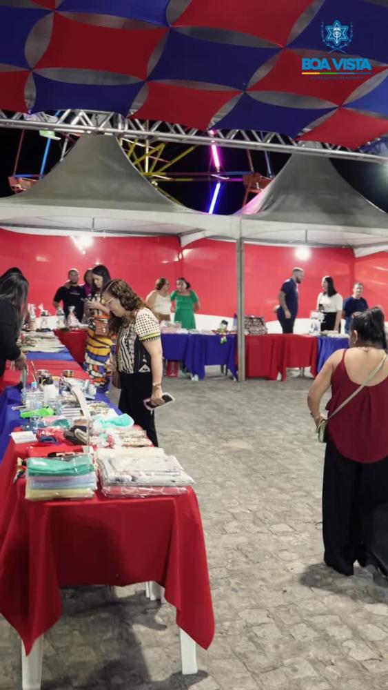 Boa Vista realiza mais uma feira de empreendedores durante a Festa do Bom Jesus dos Martírios