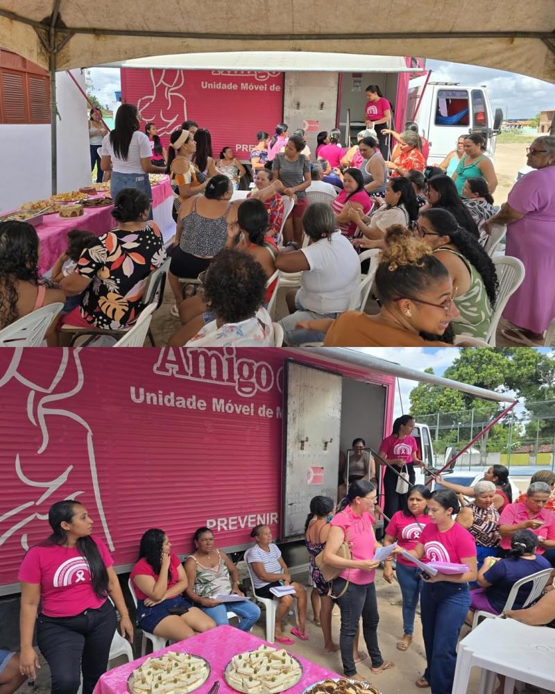 Cruz do Espírito Santo segue cuidando das mulheres e leva Carreta da Mamografia a Massangana III