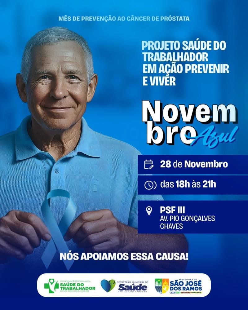 São José dos Ramos promove ação especial do Novembro Azul voltada aos trabalhadores