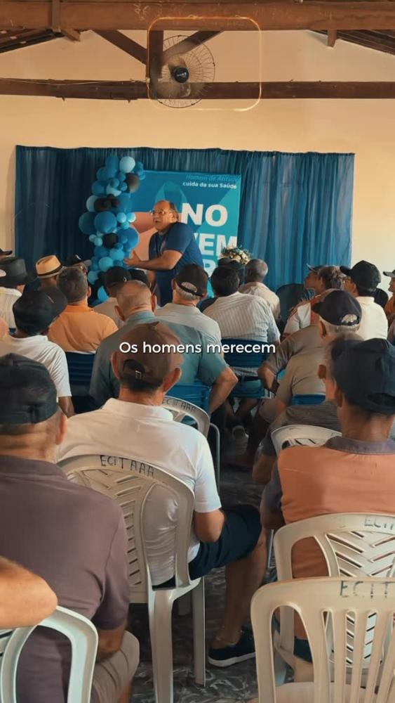 Olho d’Água encerra Novembro Azul com mais de 370 atendimentos e ações de prevenção em todo o município