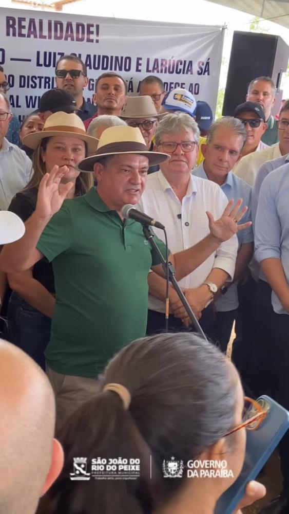 São João do Rio do Peixe inaugura nova estrada do Distrito de Gravatá com presença do governador João Azevêdo