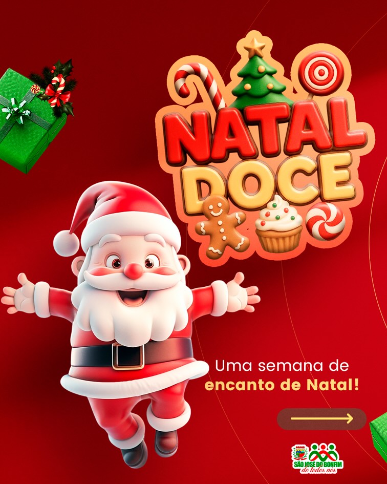 Semana Natal Doce leva sabores, tradição e clima natalino a todas as comunidades de São José do Bonfim