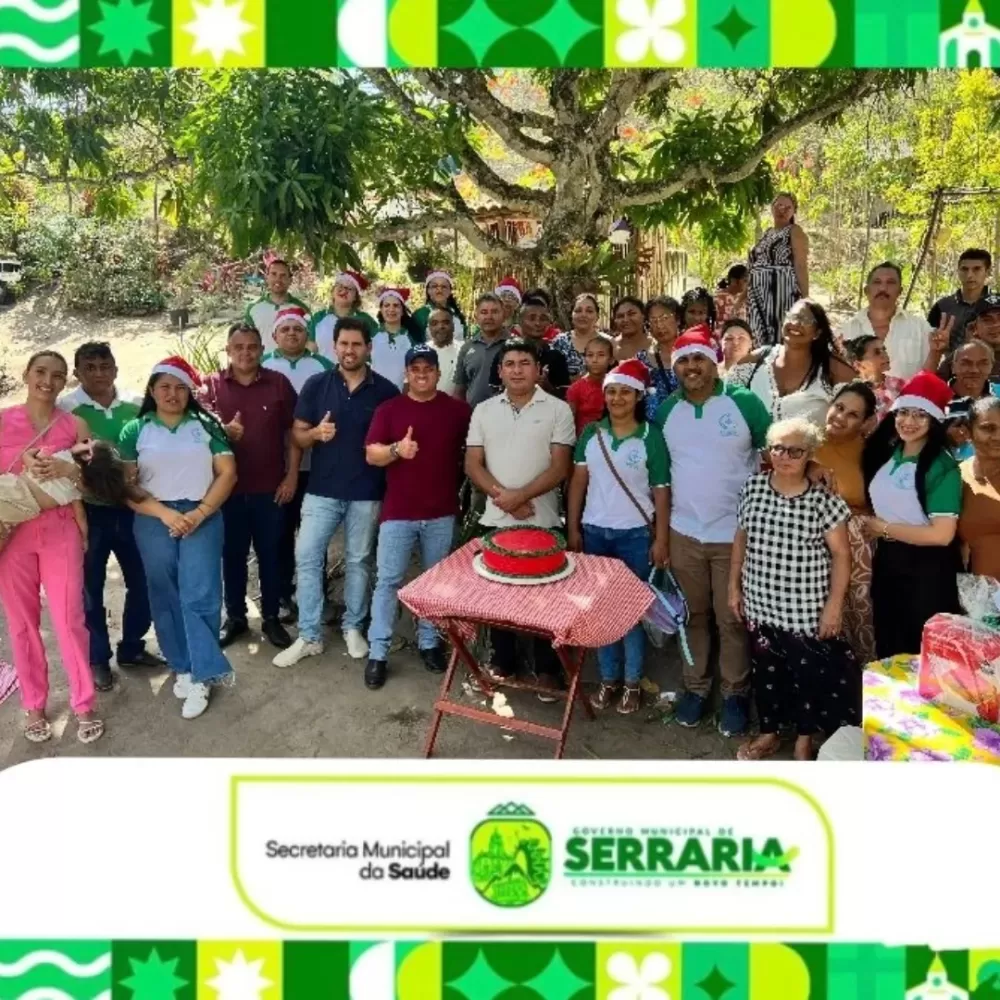 Serraria realiza confraternização de Natal do CAPS com momento de acolhimento e união