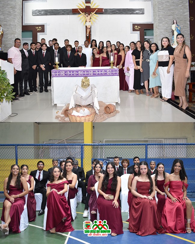 São José do Bonfim celebra formatura do Ensino Médio com missa e colação de grau