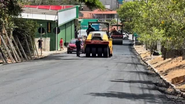 Lagoa Seca conclui pavimentação asfáltica entre o bairro Anacleto e a BR-104