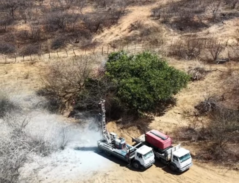 Prefeitura de Quixaba intensifica perfuração de poços artesianos para enfrentar forte estiagem