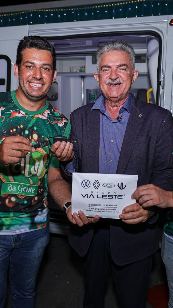 Prefeitura de São José dos Ramos recebe nova ambulância para reforçar a saúde do município