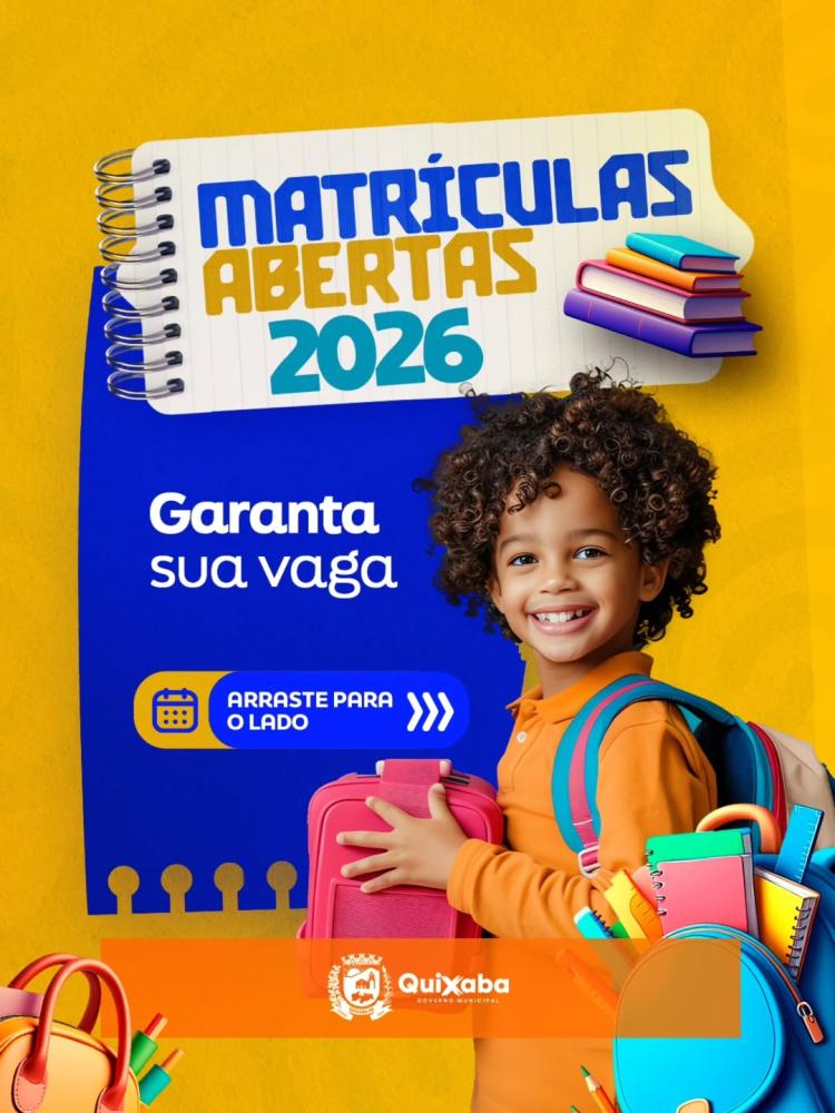 Prefeitura de Quixaba dá início às atividades letivas de 2026 e abre período de matrículas