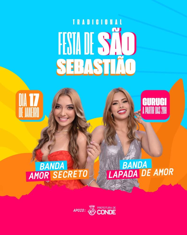 Prefeitura do Conde realiza Tradicional Festa de São Sebastião em Gurugi