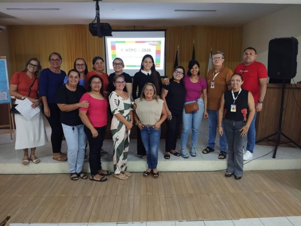 Prefeitura de Barra de Santa Rosa realiza primeiro HTPC e define diretrizes para o ano letivo de 2026