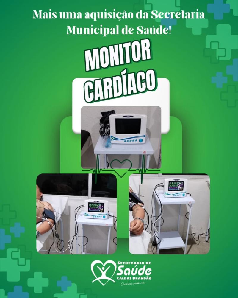 Caldas Brandão reforça atendimento de urgência com aquisição de novo monitor cardíaco