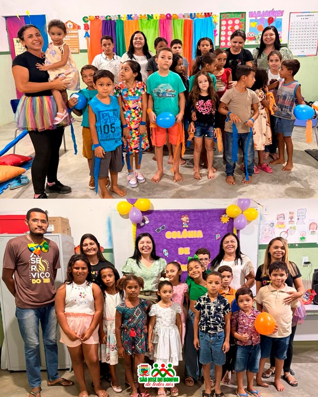 Prefeitura de São José do Bonfim encerra Colônia de Férias com atividades lúdicas e educativas