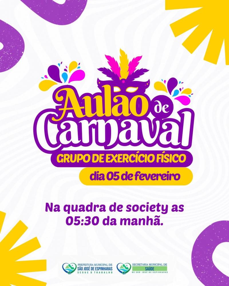 Prefeitura de São José de Espinharas promove Carnaval do Grupo de Exercício 
