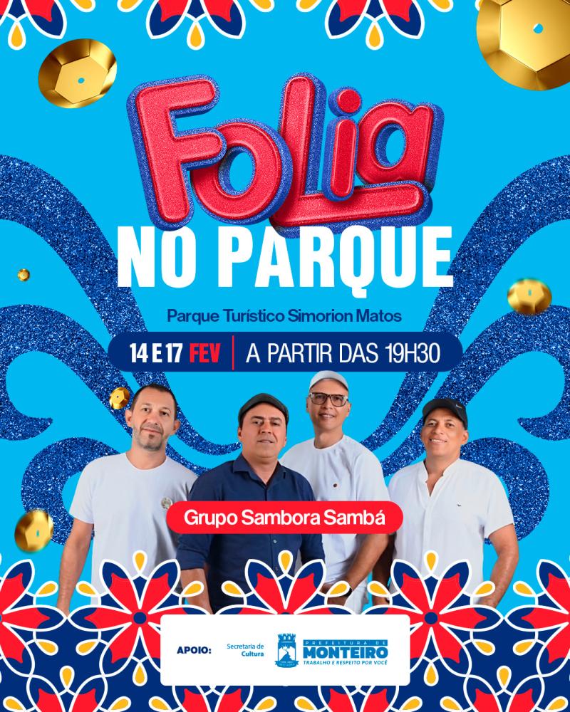 Monteiro transforma o Parque Simorion Matos em palco da alegria no Carnaval 2026