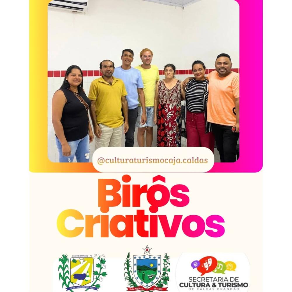 Caldas Brandão fortalece setor cultural com realização da Oficina Birôs Criativos