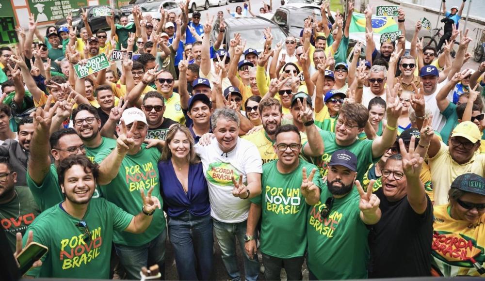 Efraim participa do Acorda Brasil e defende bandeiras da família, da vida e da liberdade em João Pessoa e Campina